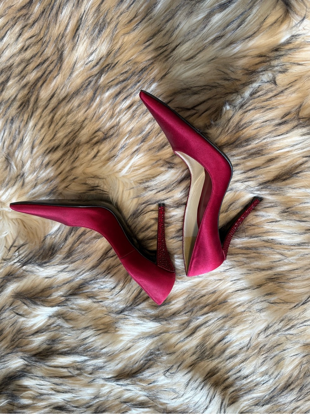 Stuart Weitzman Ruby and Silk heels pointed toe - Picture 10 of 11